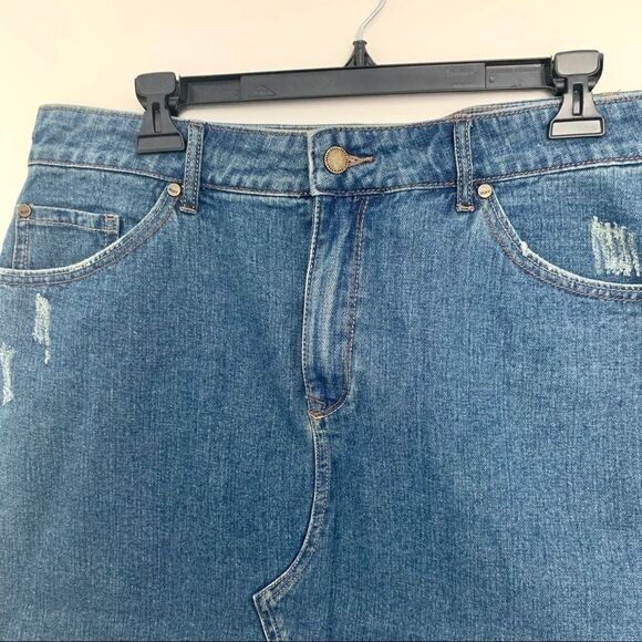 Roxy Icon Denim Mini Skirt NWT Size XL - Picture 7 of 13
